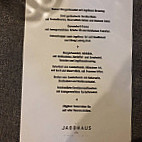 Das Jagdhaus menu