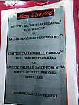 Quercy Perigord menu