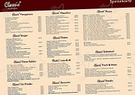 Bistro Classic menu