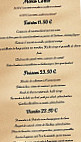 Le Lavandou menu