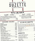 Mon Amie Suzette menu