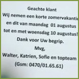 T Oud Scheepken Dentro