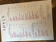 Speck Italian Eatery menu