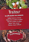 Le Moulin Brûlé menu