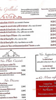 Le 59 Aix-les-bains menu