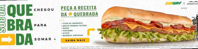 Subway Cruz Alta food