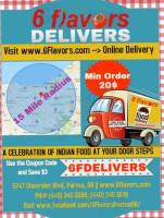 6 Flavors Indian Cuisine food