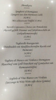 Da Patrizia Italienische Spezialitäten menu