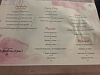 Hostal Gran Sol Vegas Bajas menu