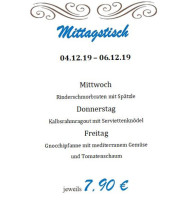 Gasthof Schierlinger Bräustüberl menu