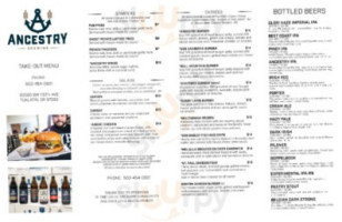 Ancestry Brewing food