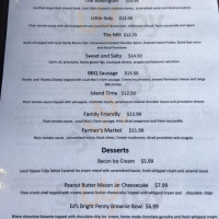 Bright Penny Brewing menu