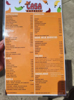 Casa Express menu