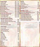 Swiss Castle menu