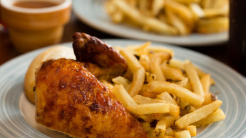 Harvey's Serving Swiss Chalet food