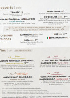 Signorizza menu