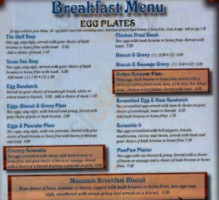 Granny D's menu