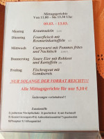 Zum Marktgewölbe menu