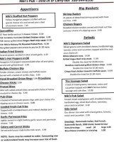 Niki'z Pub menu