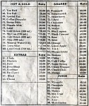 Chaphekar Dudh Mandir menu