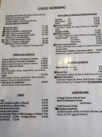 Wong's Cafe menu