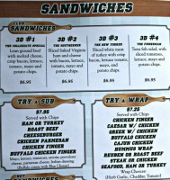 Collegiate menu