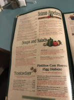 Aztlan Mexican menu