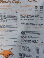 Foody Café menu