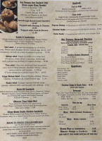 Bedrock's Chowder House Grill menu