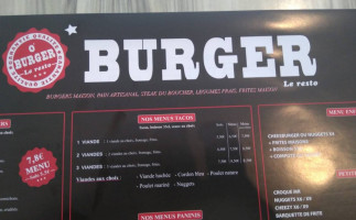 O'burger menu