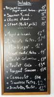 Le Des 4 Arts menu