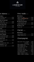 La Maison Du Fleuve menu