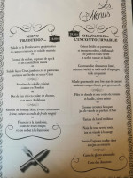 L'Okavango menu