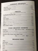 Tj's Main Street Cafe menu