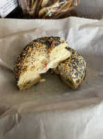 Big Blue Bagel food