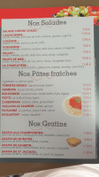 Le Palais Gourmand menu