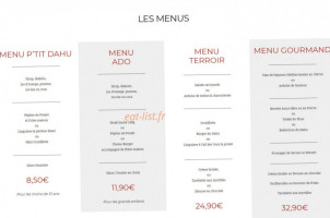 Le Dahu / La Bodega menu