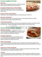 Sbarro menu