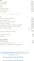 Chez Germaine menu