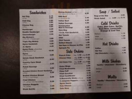 Mickey's Gyros menu