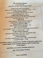 Second Street Bistro menu