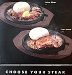 Sizzlin' Steak food