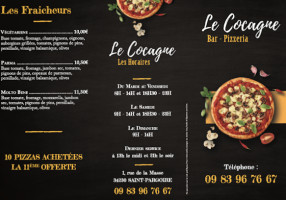 Bar Restaurant Pizzeria Le Cocagne food