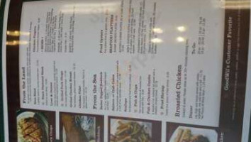 Goodwil's Creamery menu