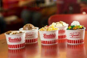 Freddy's Frozen Custard Steakburgers food