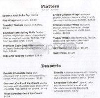 Ruby Tuesday menu