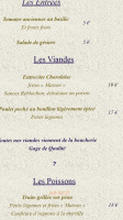 Le Korrigan menu