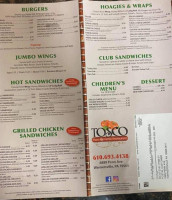 Cc's Pizza menu