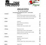 Pod Palubou menu