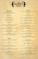 The Rusty Melon menu